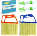 CoguZed 4-Pack 7-Slat Window Blind Duster – Washable Mini Cleaner by Unknown