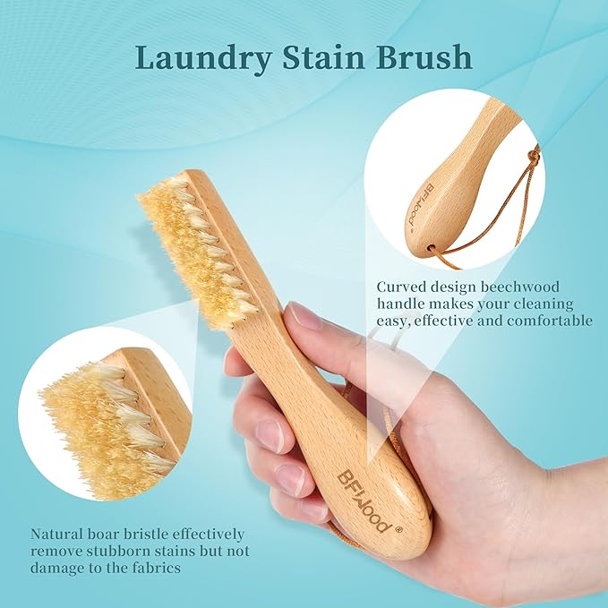 BFWood 2PCS Laundry Stain Brush - Image 3