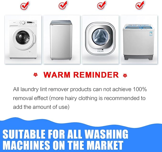 Reusable Pet Hair Remover for Laundry, Effective Cat & Dog Hair Catcher for - Image 7