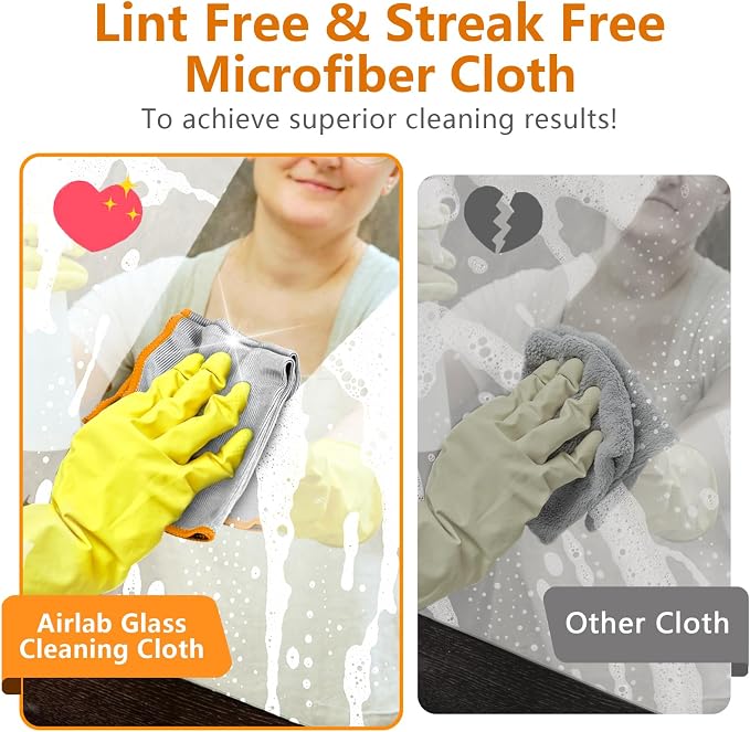 Glass Polishing Cloth Streak Free Miracle Microfiber Cleaning Cloth Lint Free - Image 5