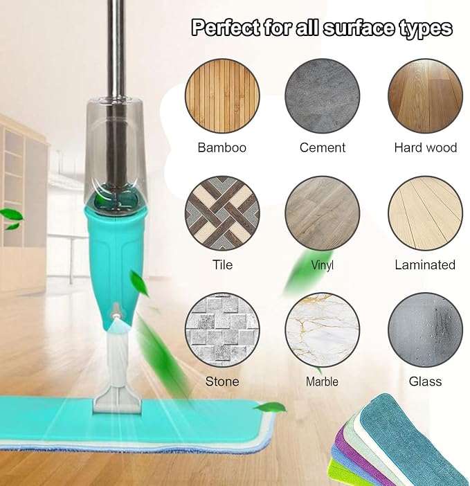 Replacement Mop Head Replacement Microfiber Mop Head Set of 2 per Pack - Image 5