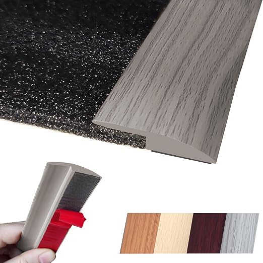 Floor Transition Strip Self Adhesive Carpet Wood Tile Vinyl Flooring Laminate by MaxirocHomeEnhancements