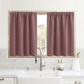 RYB HOME Small Window Curtains for Kitchen, Thermal Insulated Privacy Shades by RYBHOME