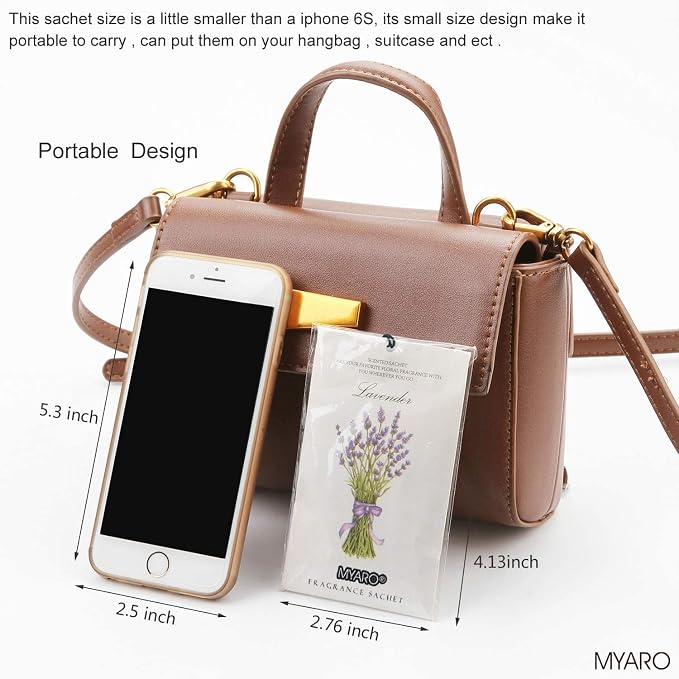 MYARO 12 Packs Scented Sachets for Drawer and Closet, Long-Lasting Potpourri - Image 7