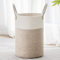 VIPOSCO Tall Laundry Hamper, Woven Rope Storage Basket by VIPOSCO