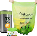 Compostable Bags, Trash bags 13+ gallon tall kitchen, Compostable Trash Lawn & by GreFusion