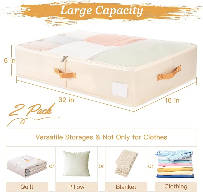 Criusia Under Bed Storage Bins - Image 2