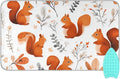Squirrels and Fall Leaves Ironing Mat by Tatenale