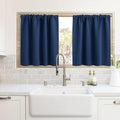 RYB HOME Blackout Curtains for Kitchen, Over Sink Privacy Curtains Window Decor by RYBHOME