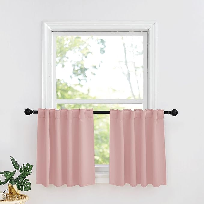 RYB HOME Pink Small Window Tiers by RYBHOME