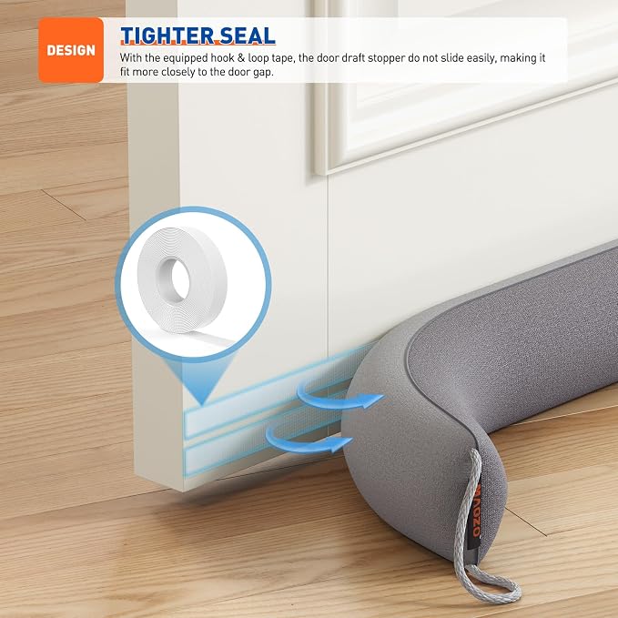 MAGZO Door Draft Stopper, 42 Inch Under Door Draft Blocker Noise Stopper - Image 6