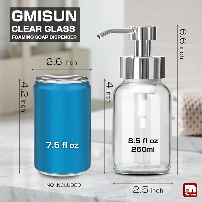 GMISUN Foaming Soap Dispenser, Modern Hand Soap Dispensers - Image 3