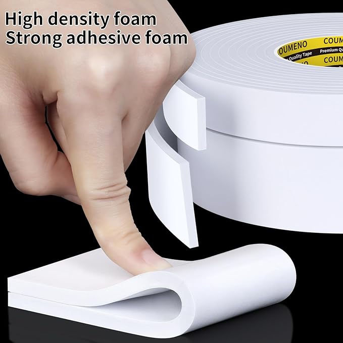 Sponge EVA Single Sided Foam Tape 2inX16.4FT Strong Adhesive Weatherproof Foam - Image 3