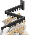 Wall Mounted Clothes Drying Rack, Retractable & Collapsible, Foldable by Unknown