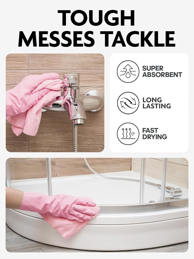 Fantasticlean Microfiber Cleaning Cloth Roll -150 Pack, Tear Away Microfiber - Image 9