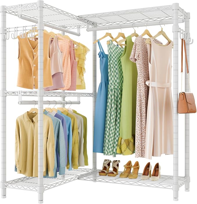 VIPEK L4 Garment Rack L Shaped Clothes Rack by VIPEK