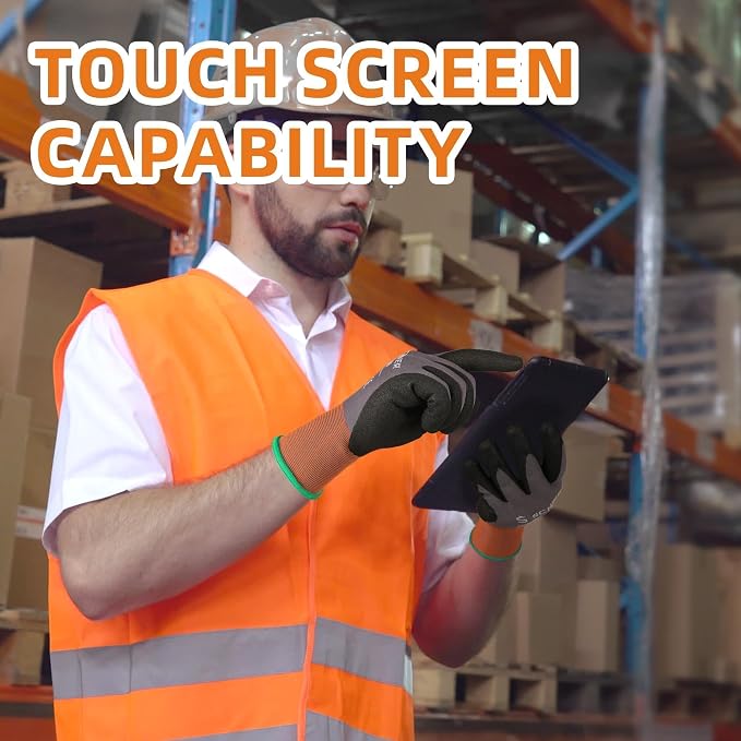 Schwer 6 Pairs Safety Work Gloves - Image 6