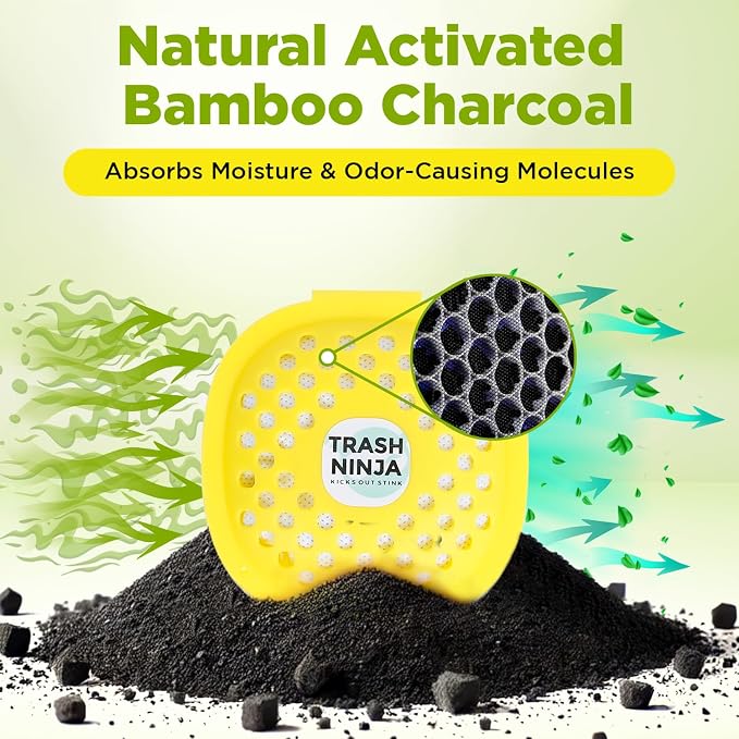 Trash Ninja Trash Odor Eliminator – Long-Lasting Citrus Scent Deodorizer - Image 3