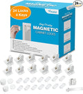 Vmaisi Adhesive Magnetic Locks for Cabinets & Drawers by vmaisi