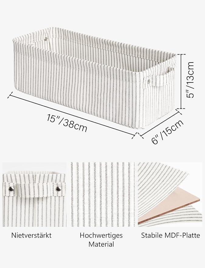 StorageWorks Narrow Storage Bins, Small Basket - Image 3