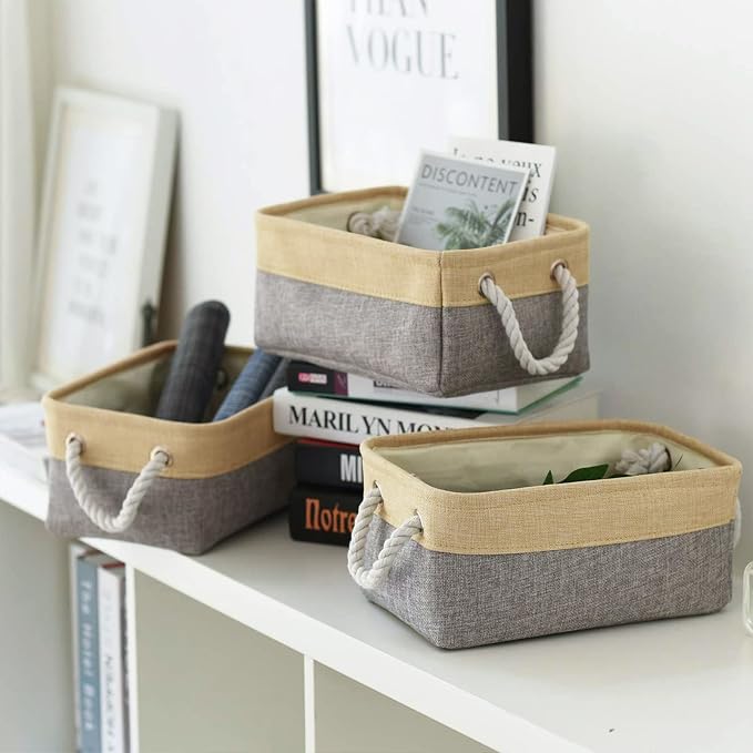 TheWarmHome Storage Bins for Organizing, Sturdy Storage Basket, Decorative - Image 7