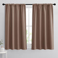 RYB HOME Curtains for Bedroom 63 inches Long, W 34 x L 63, 2 Panels by RYBHOME