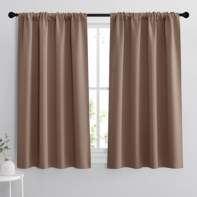 RYB HOME Blackout Curtains 63 inches Long by RYBHOME