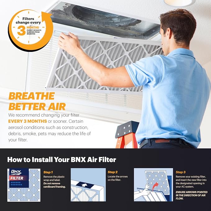 BNX TruFilter 20x25x2 Air Filter MERV 11 - Image 8