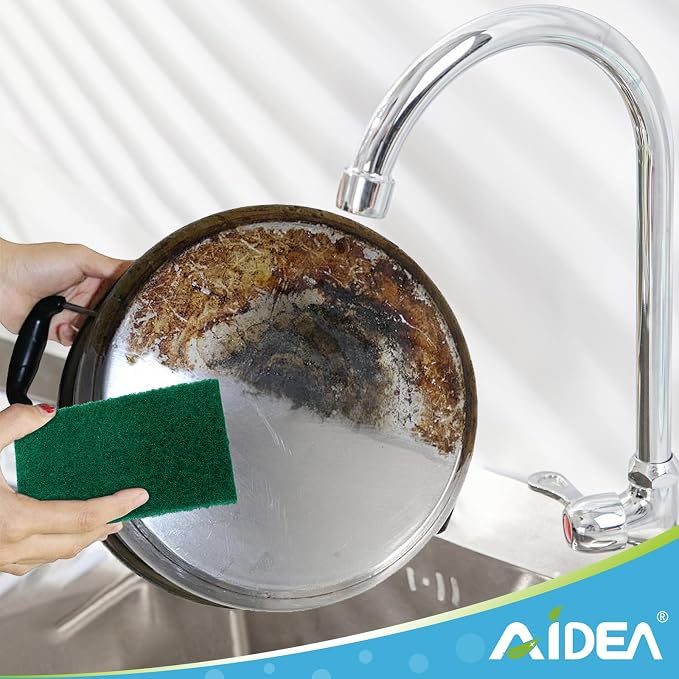 AIDEA Heavy Duty Scouring Pads, Dish Scrubber Pads - Image 7