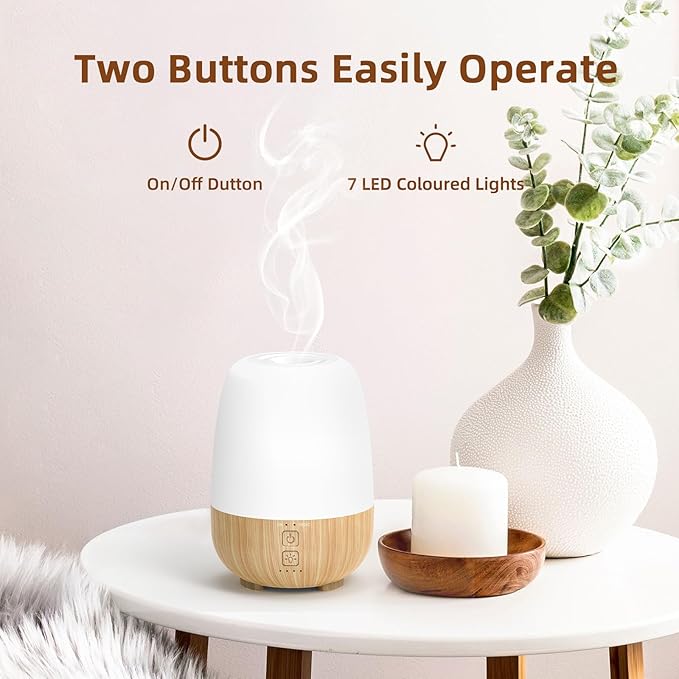 150ML Cordless Essential Oil Diffuser, Built-in 6000mAH Rechargeable Battery - Image 5
