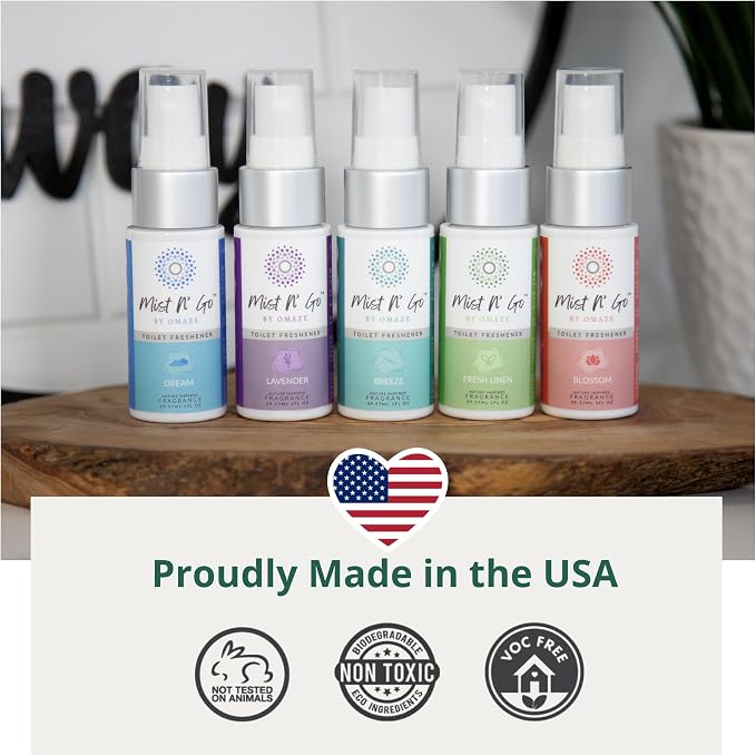 Mist N' Go by Omaze Travel Toilet Spray Odor Eliminator - Image 6
