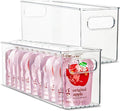 Plastic Food Storage 2 Pack Clear Container Bin by primebox