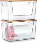 2 Pack Trash Bag Holder Dispenser, Extra Large Garbage Bags Holder, Stackable by HUDGAN