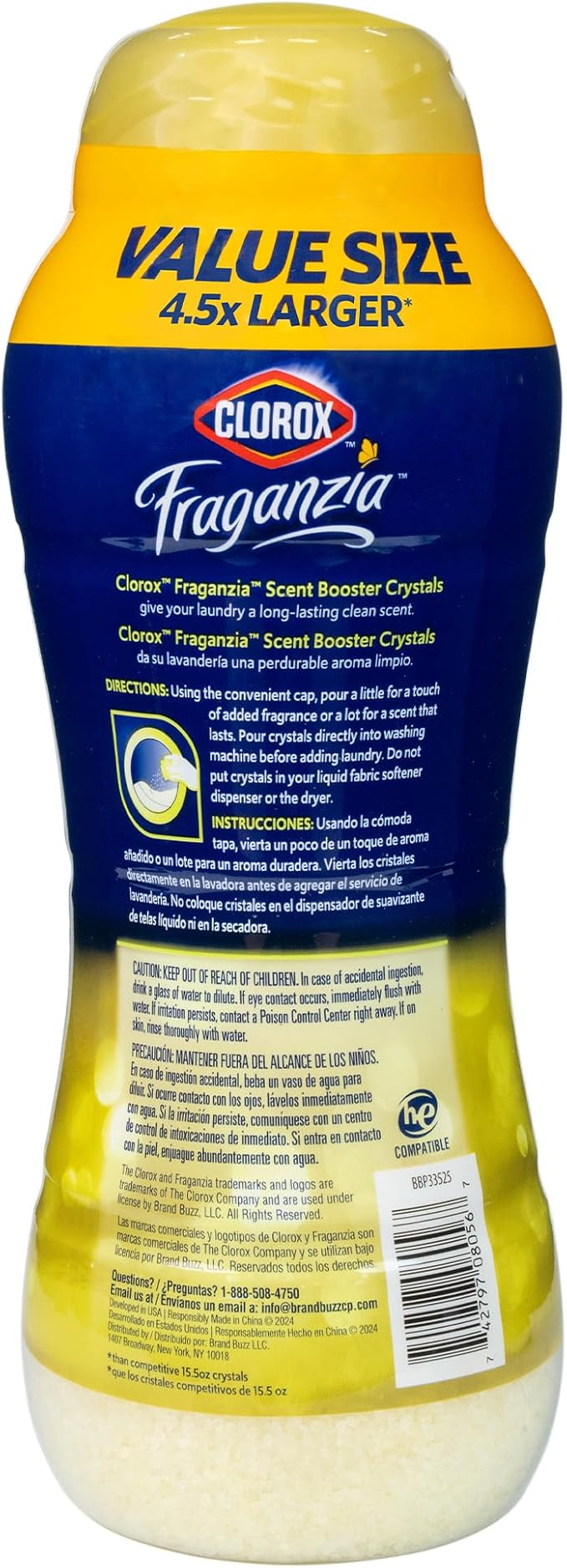 Clorox Fraganzia Laundry Scent Booster Crystals in Citrus Blossom Scent - Image 2