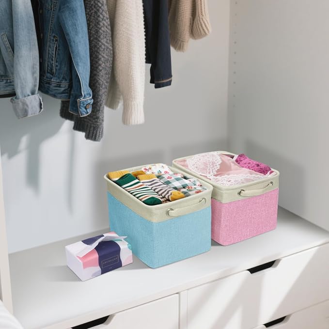 BALEINE 4 Pack Fabric Storage Bins - Image 6