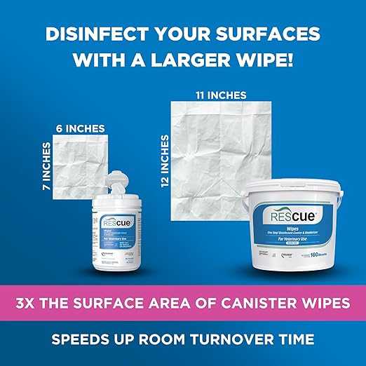 REScue One-Step Disinfectant Cleaner & Deodorizer Wipes - Image 7