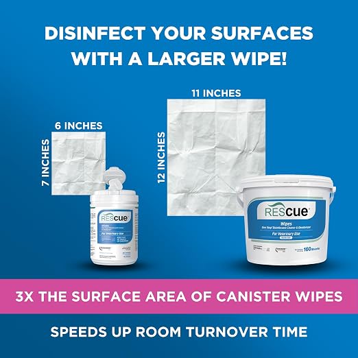 REScue One-Step Disinfectant Cleaner & Deodorizer Wipes - Image 7