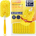 KeFanta Reusable Duster Refill for Swiffer, 360° Heavy Duty Duster Refills 8Pcs by KeFanta