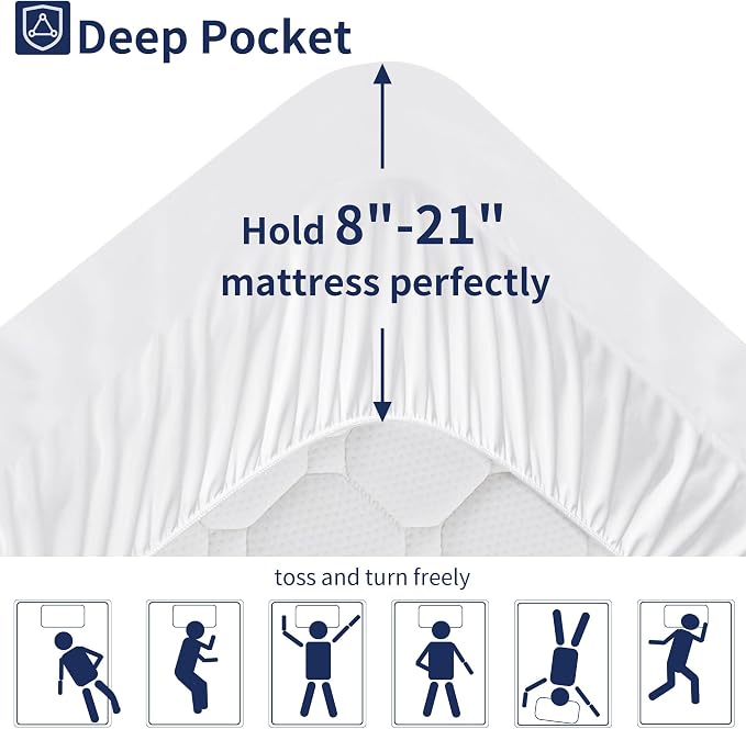 Mattress Topper Twin Extra Thick Mattress Pad Cover - Image 6