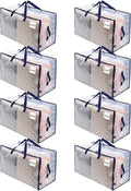 VENO 8 Pack Moving and Storage Bags, Heavy Duty, Alternative to Moving Boxes by Veno