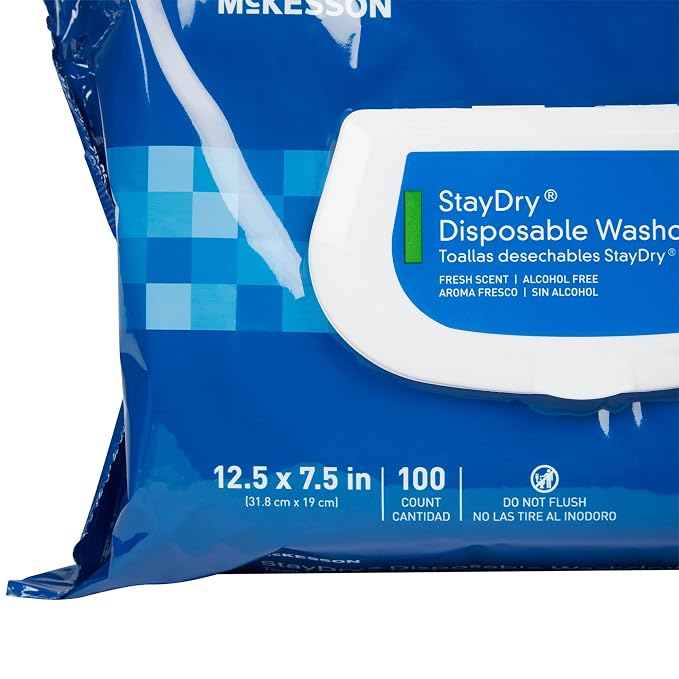 McKesson Personal Cleansing Wipes, Aloe Vera) - Image 9