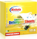Laundry Detergent Sheets, Biodegradable Plastic Free Liquidless Laundry Sheets by Binbata