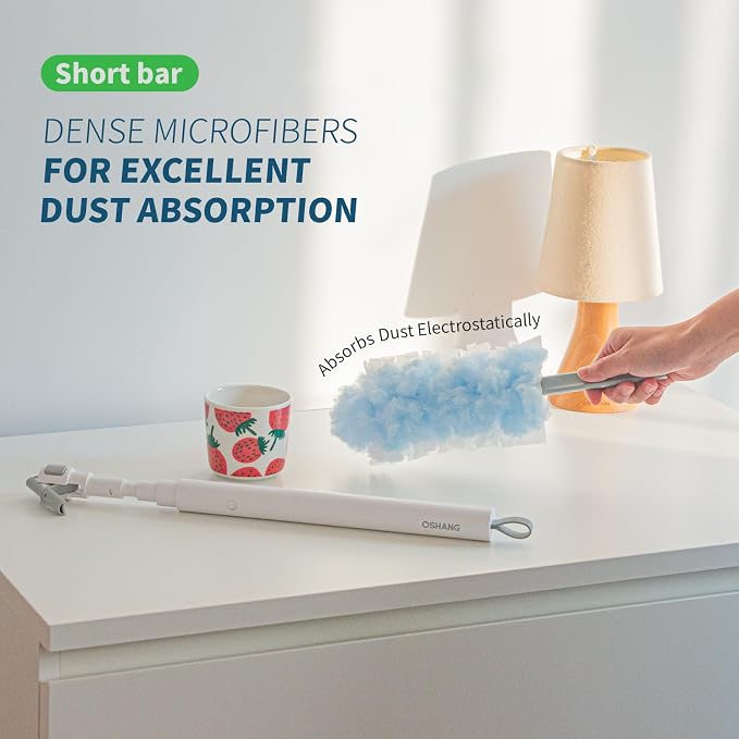 oshang Duster Heavy Duty 3.6 ft Extended Handle Dusting Kit - Image 3