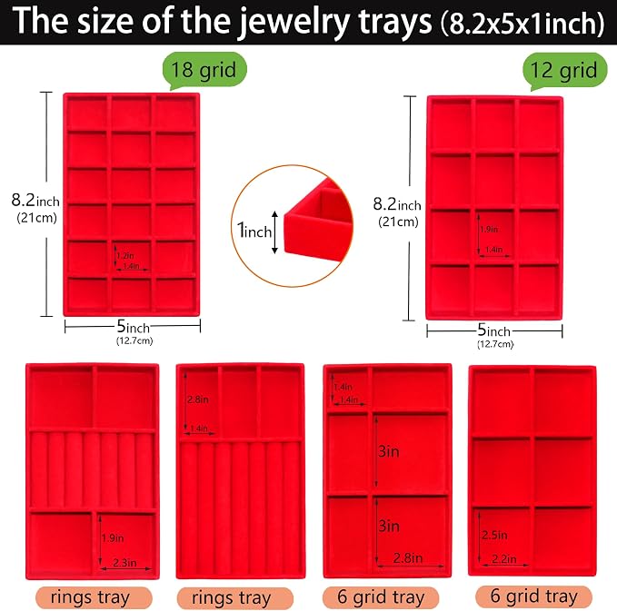 Earring Organizer Stackable Jewelry Storage Box Jewelry Drawer Organizer - Image 5