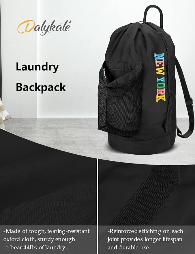 Dalykate Backpack Laundry Bag, Laundry Backpack - Image 6