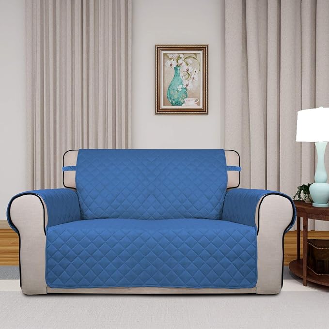PureFit Reversible Quilted Sofa Cover, Water Resistant Medium Slipcover - Image 2