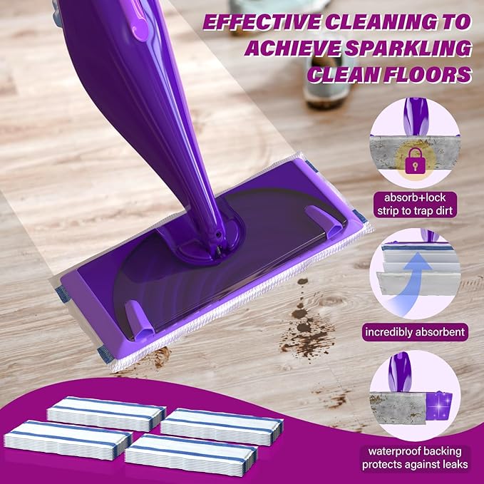 Wetjet Pads Refills, Absorbent for Household Cleaning & Suit All Multi-Surface - Image 3