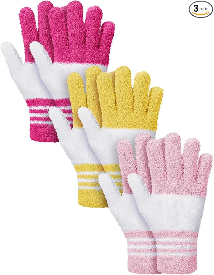 Patelai 3 Pairs Microfiber Plant Dusting Gloves Leaf Cleaning Gloves by Patelai