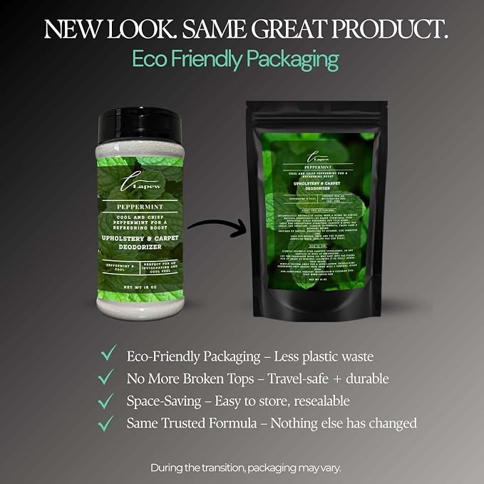 Peppermint Carpet Freshener Powder: Powerful Odor Eliminator - Image 2