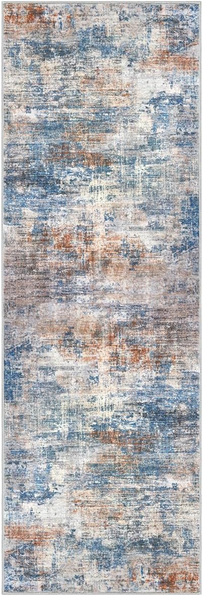 IOHOUZE Abstract Runner Rug 2x6 Ft Washable Runners - Image 9